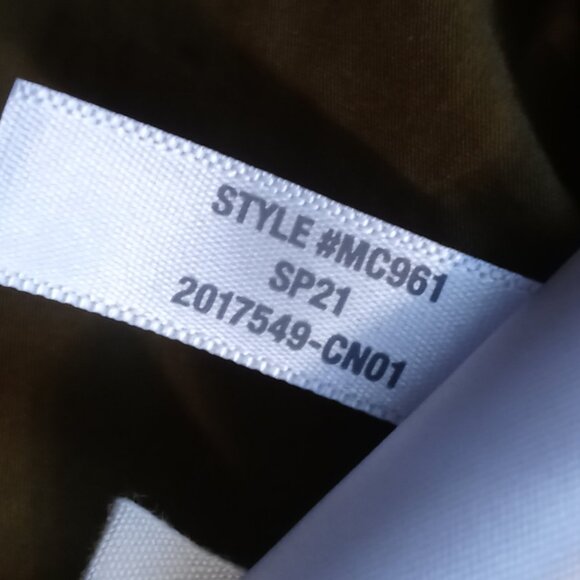 MADEWELL ruffle-sleeve button-front mini dress in polka dot (sz2) - Picture 13 of 14